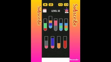 Water sort puzzle 🍥#waterpuzzle #gaming #games #puzzle #puzzlegame #braingames #braintest