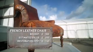 1900s French Leather Chair  Salvage Hunters 1209