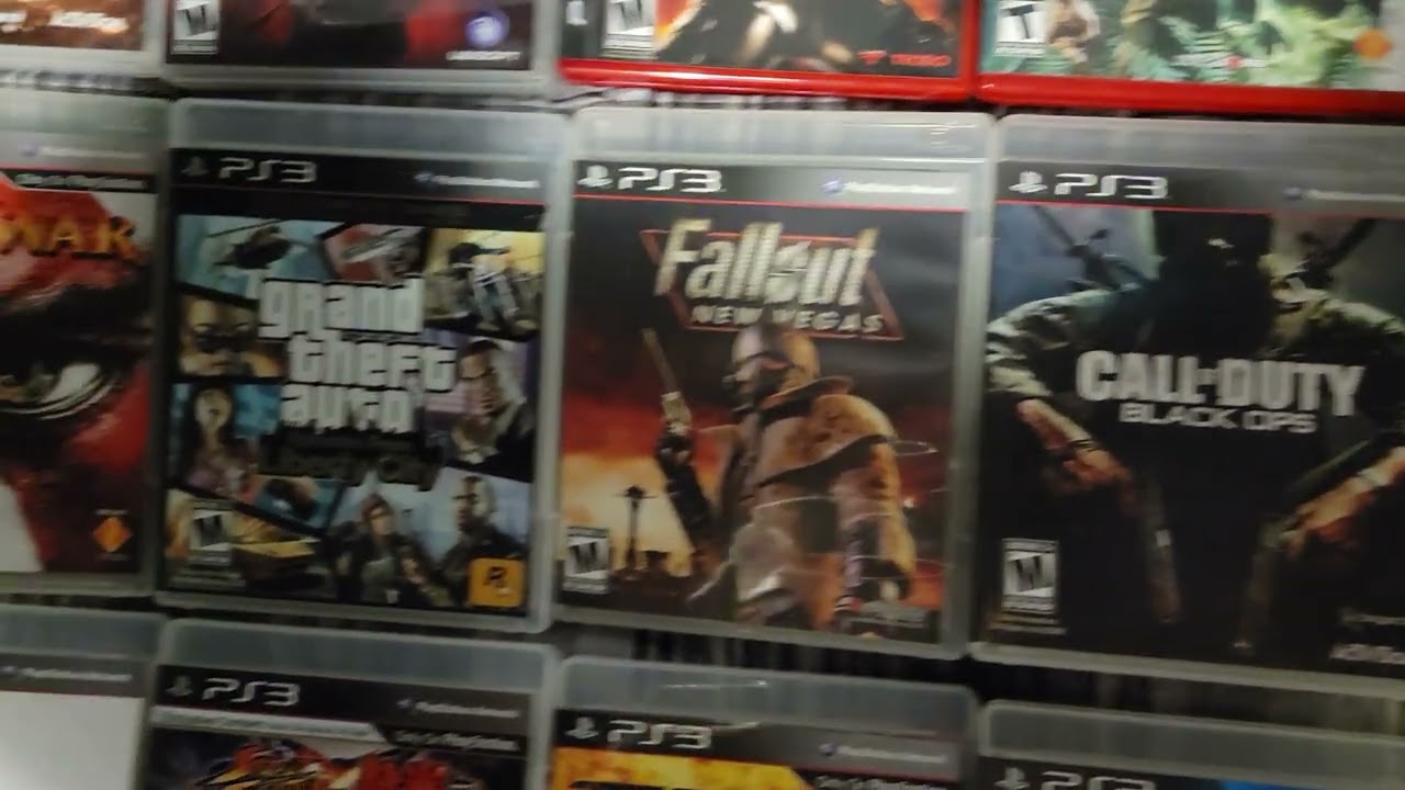 PS3 video games collection 