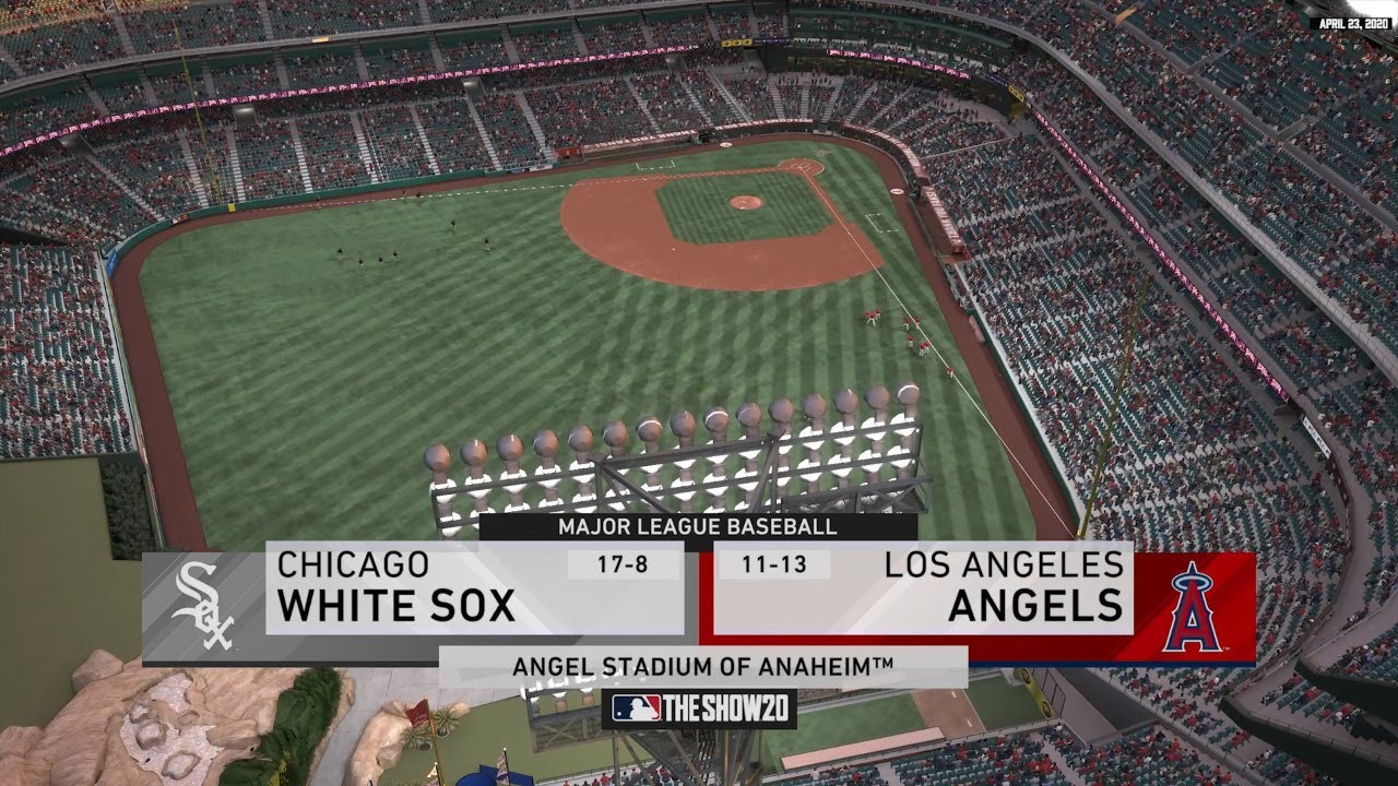 MLB The Show 20 Livestream Simulation - Chicago White Sox vs Los Angeles Angels