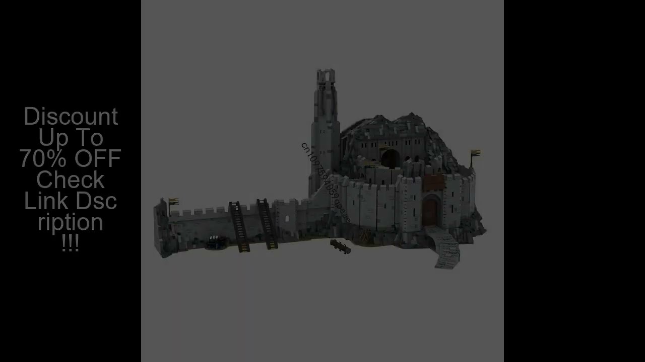 New 6189Pcs Famous The Rings Movie Series Moc Helmet Deep Model Custom Puzzle Diy Creative Ideas Kid