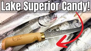 Catching (& Cooking!) The BEST Tasting Fish In Lake Superior - Glazed Coho Salmon!