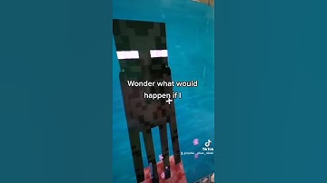 enderman touches water