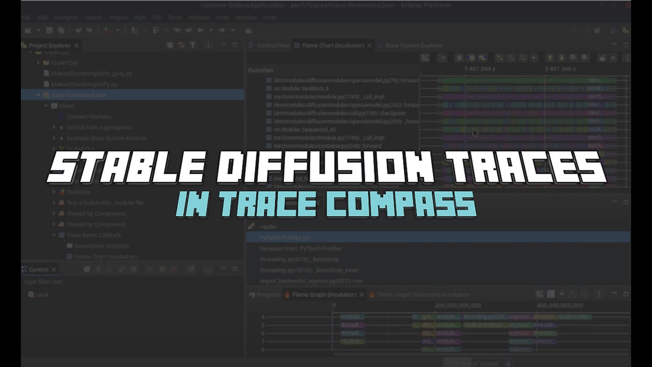 Viewing Stable Diffusion Traces in Trace Compass - YouTube