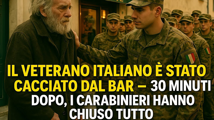 Veterano Cacciato da un Caffè per Aver Chiesto Acqua — Il Figlio Torna con 30 Commilitoni in Divisa