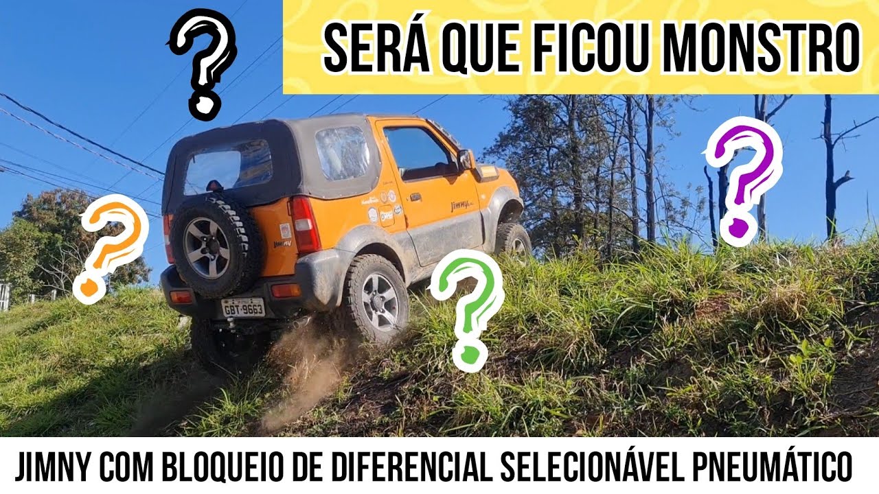 Agora ficou Monstro, Jimny Canvas com Bloqueio Dianteiro e Traseiro