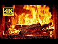 🔥 FIREPLACE Ultra HD 4K. Fireplace with Crackling Fire Sounds. Fireplace Burning. Fire Background