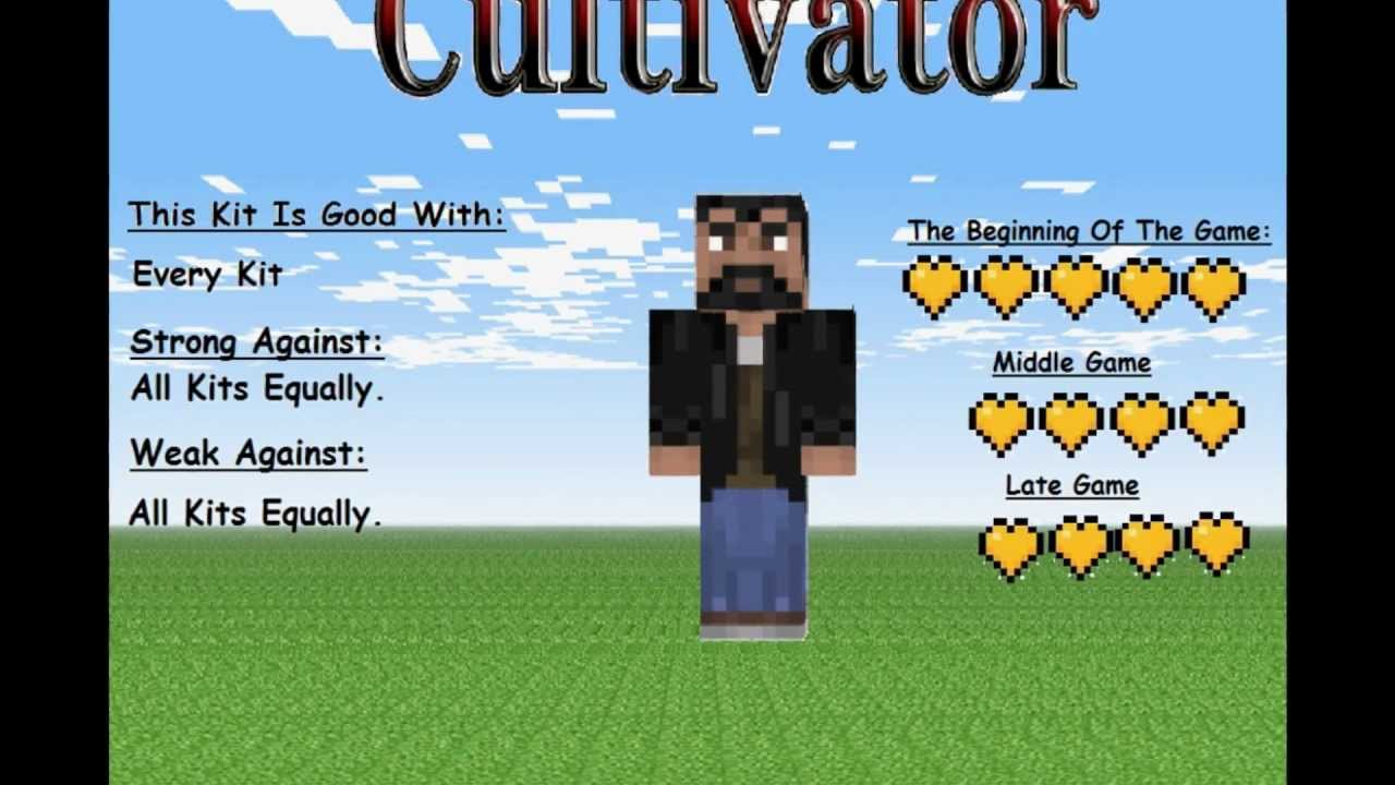 Minecraft Hunger Games Kit Review Cultivator (HD) YouTube