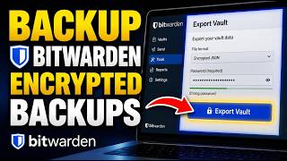 How to backup Bitwarden data export with encrypted backups - Detailed Guide