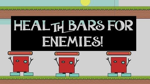 Making Health Bars for the Enemies in GDevelop