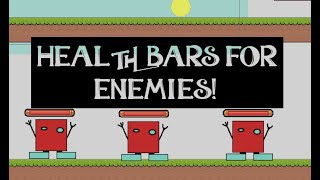 Making Health Bars for the Enemies in GDevelop
