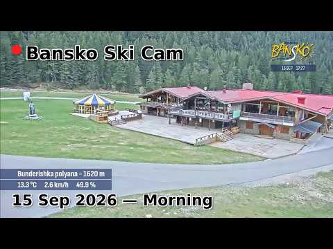 Bansko Ski Resort Live Cam 24/7, 15 Sep 2026 - Morning