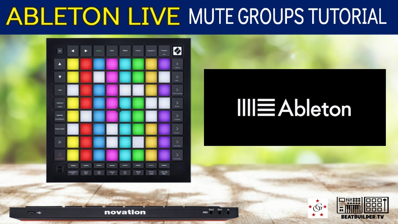 Choke Groups In Ableton Live Sample like the MPC Live | Launchpad MK3 Pro in Ableton live Tutorial