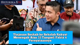 Tinjauan Seskab ke Sekolah Rakyat Menengah Atas 33 Tangsel: Fakta \u0026 Pernyataannya