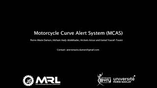 Motorcycle Curve Alert System - MIT & IBISC Collaboration - 2018 #shorts screenshot 3