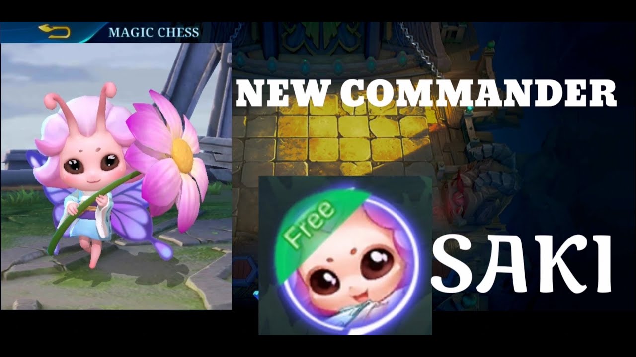 MAGIC CHESS | NEW COMMANDER SAKI | NERFED BLADE ARMOR | SKILLS AND GAMEPLAY | MLBB | ianYTv