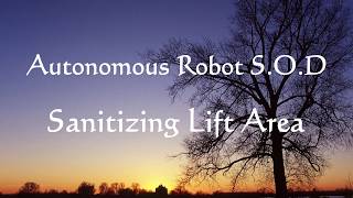 Autonomous Navigation using QR Code Recognizer and Lift Button Actuator with Sanitizing on Demand