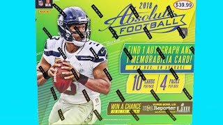 2018 Absolute Football NEW Box Opening With Chance Of Mahomes Or Barkley