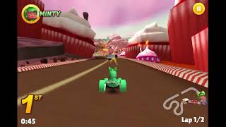 Sugar Rush Speedway: Minty Gameplay (Cakeway Championship)