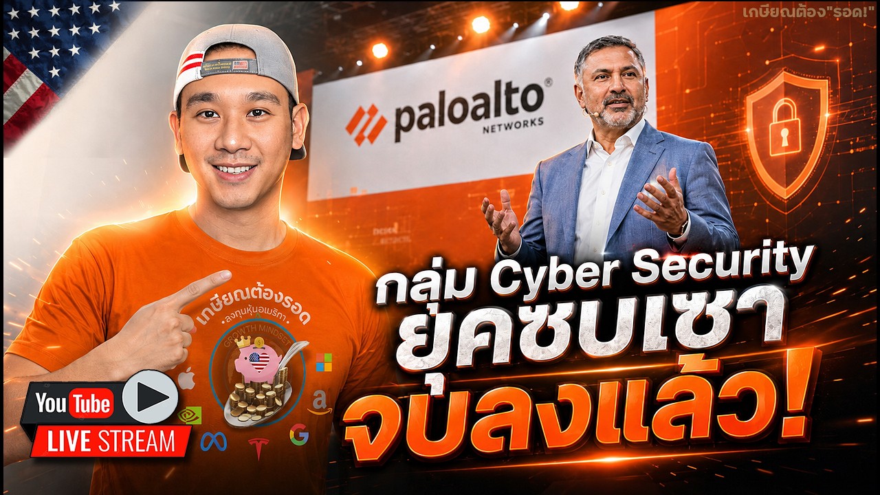ทำไมตลาดหุ้นร่วง? Bitcoin น่าห่วง!? | อนาคต Cyber Security "PANW, CRWD, RBRK" | NVTS, MU, INTC, AMD