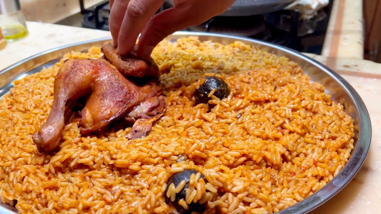 هكذا يطبخ الرز الأمريكي مع الدجاج