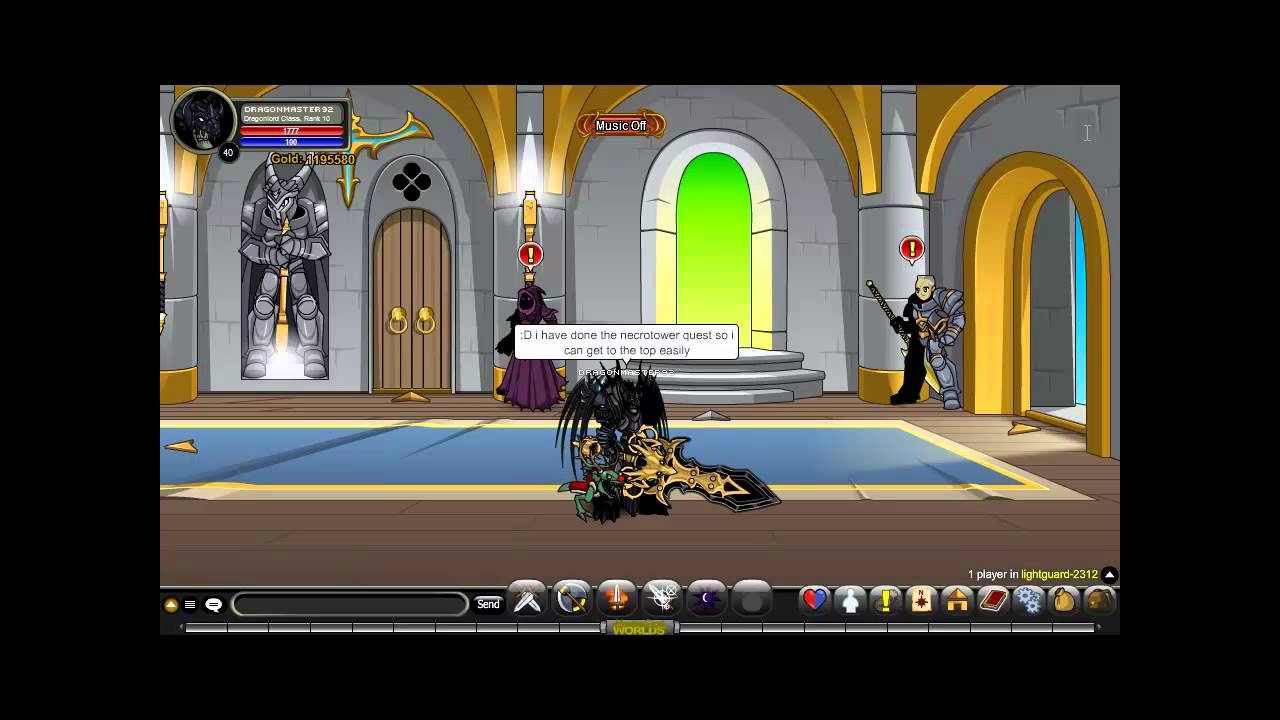 =AQW= Getting Rank 10 Doomwood And Necromancer Class