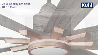 Kühl Polariz Super 72: The Ultimate 8-Blade Luxury BLDC Fan with IoT & Alexa