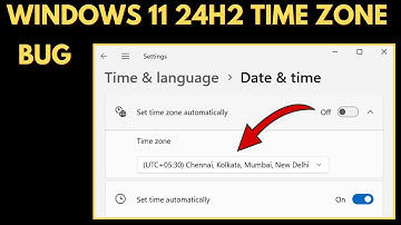 (Workaround) Unable to Change Time Zone via Settings App Windows 11 24H2