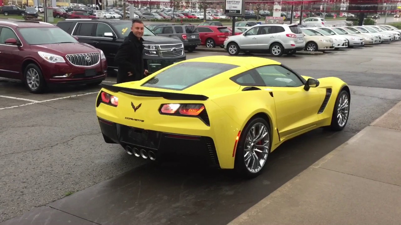 2017 Corvette Z06 in Yellow YouTube