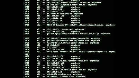 PlushoST DDos IPTabLes Ban List : )
