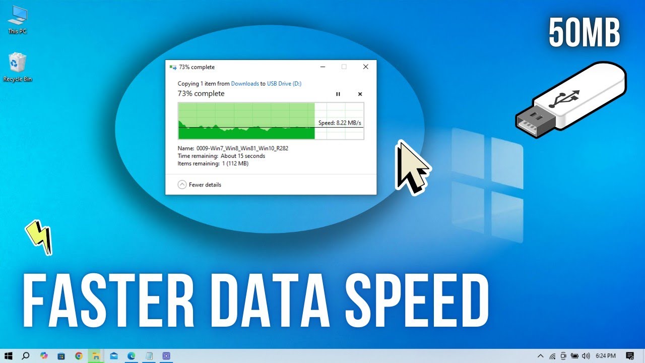Speed-up Copy Paste Speed of Pendrive || How to Increase Transfer Speed ...