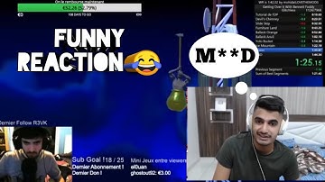 OR Mavi Reaction To Getting Over It World Record - Video😂 Funny Expression