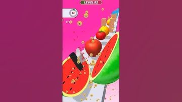 🔪 Level 92 Challenge! Can You Slice Them All? 🍉 🍎#Shorts #gaming #slicing #sliceitall