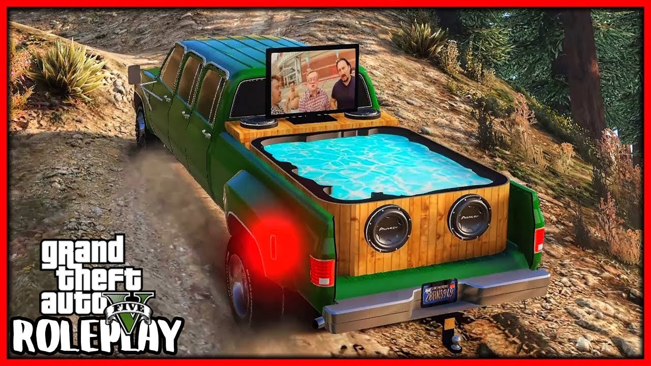 GTA 5 Roleplay Truck Limousine with Jacuzzi RedlineRP 740 YouTube