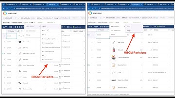 xBOM Video - using Item/BOM revisions with multiple BOM types