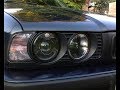 БМВ Е34 Замена лампочек в передних фарах BMW E34