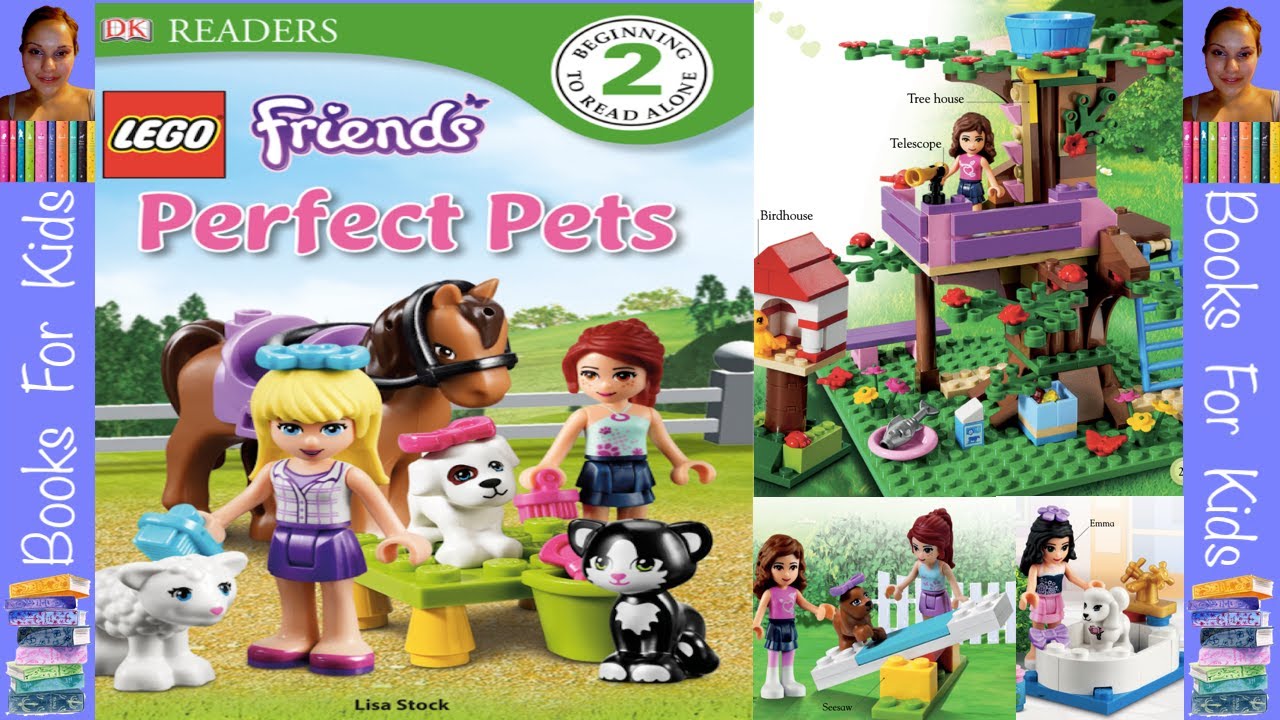 Lego Friends Perfect Pets Book | Picture Books | Books For Kids Read Aloud - YouTube