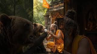 अरे भालू महाराज गर्मी बहुत है क्या #shorts #shiv #bhalu #billi #trending#music #viral #flute #status