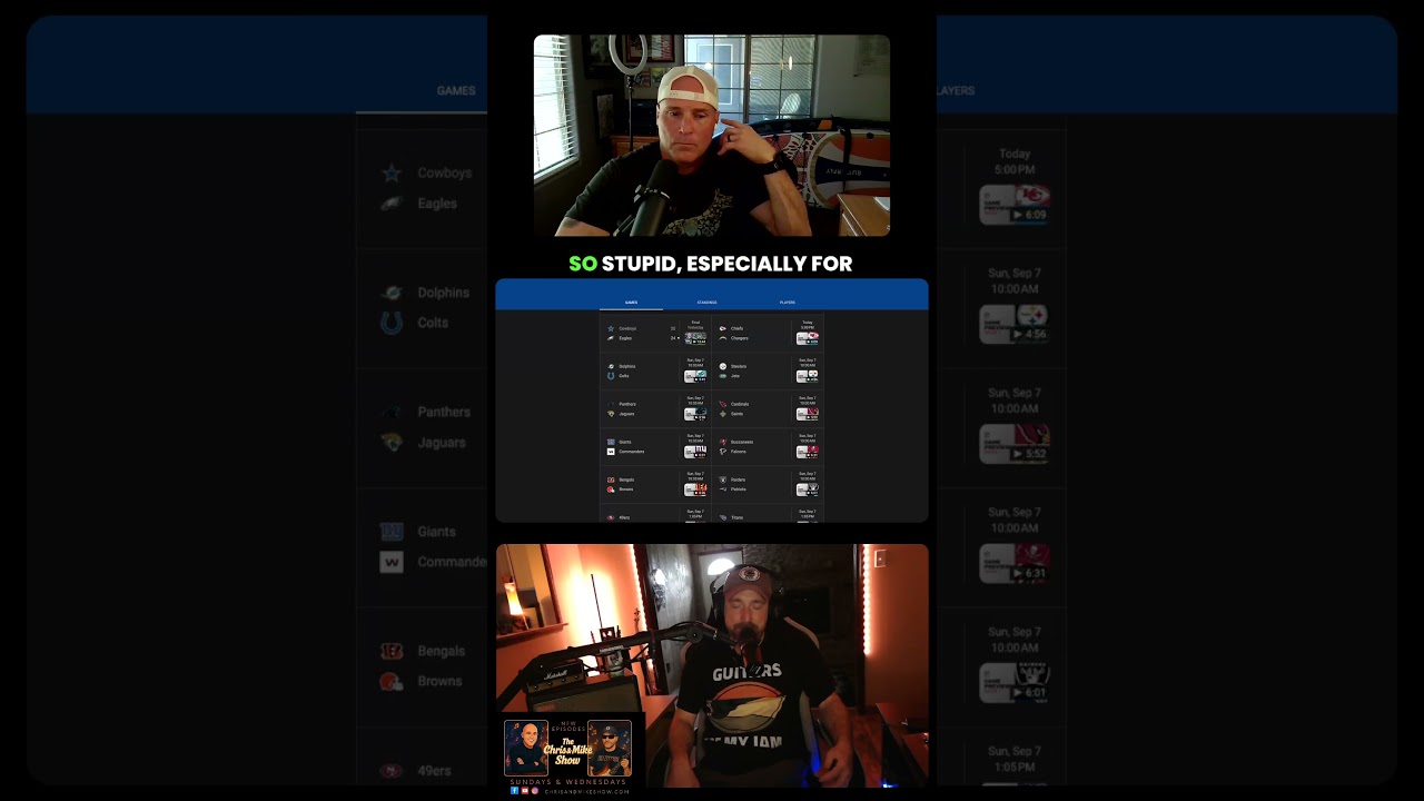 Is Preseason Football a Waste of Time? #NFL #chrisandmikeshow #podcast #spotify #shorts