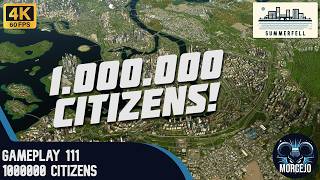 Cities Skylines 2 | Summerfell | 1 million citizens! | #111