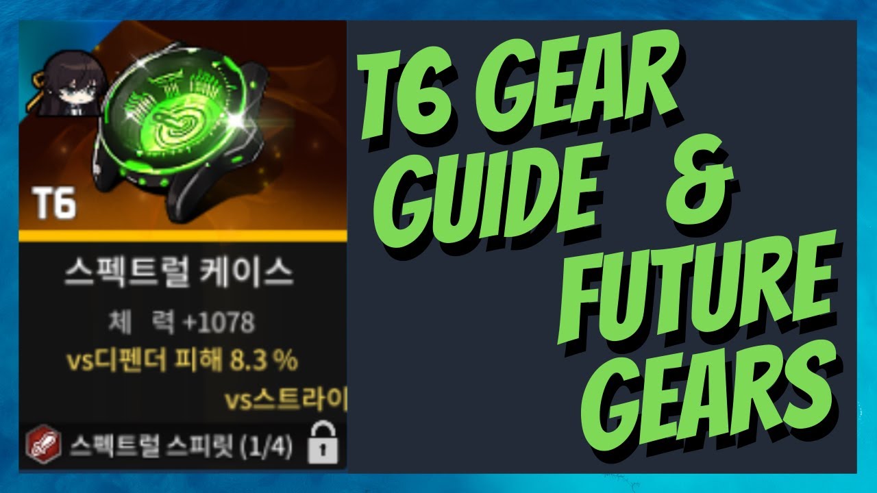 [CounterSide] Ultimate T6 Gear Guide & Future Gears for SEA YouTube