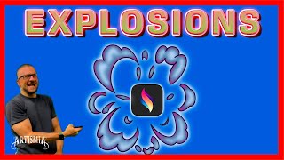Animated Explosion in Procreate &amp; Dreams