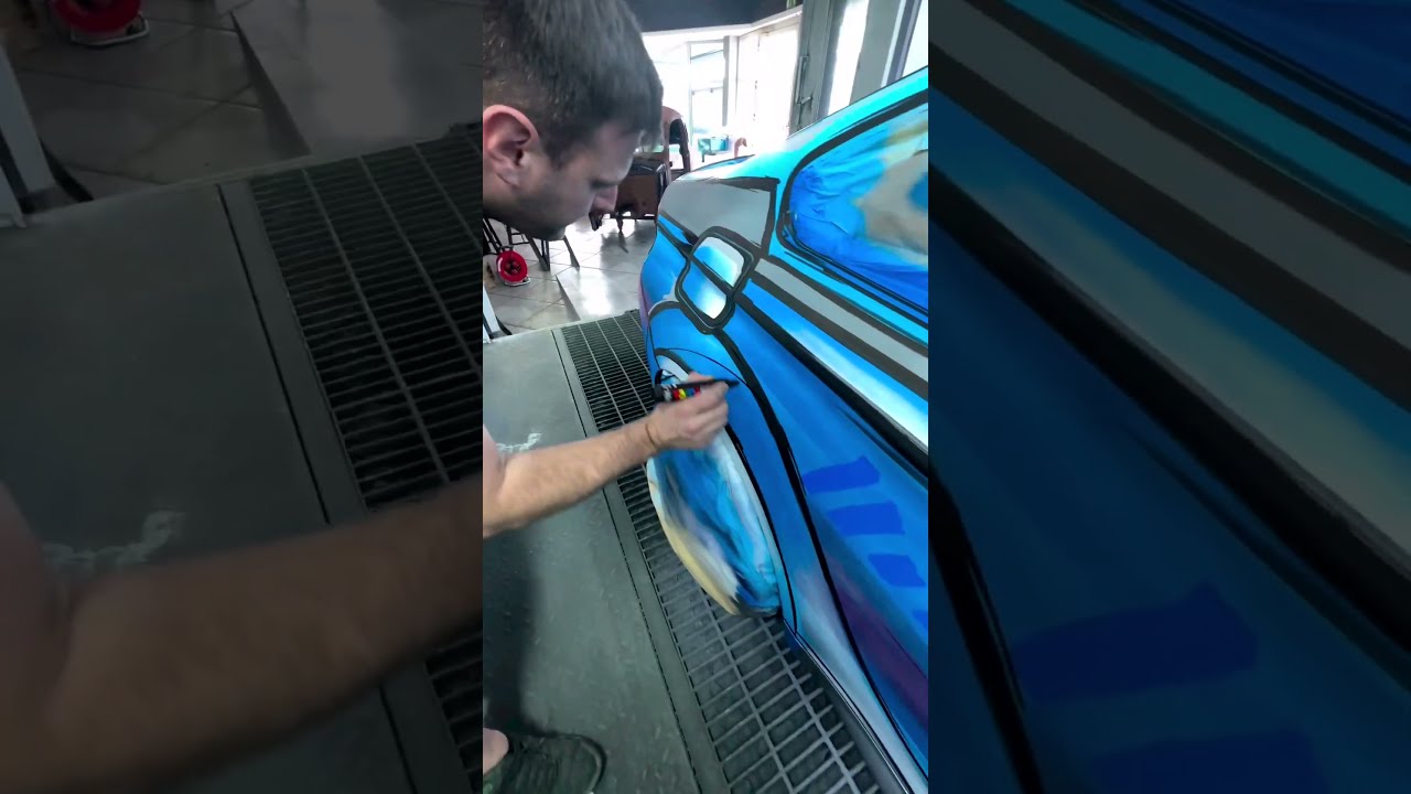 BMW Cartoon Car