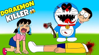 Doraemon Became Killer 😱|| Funny Game Killer Clown|| Shinchan And Nobita Game screenshot 3