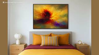 Cosmic Fireburst - Abstract Explosion in Vivid Color