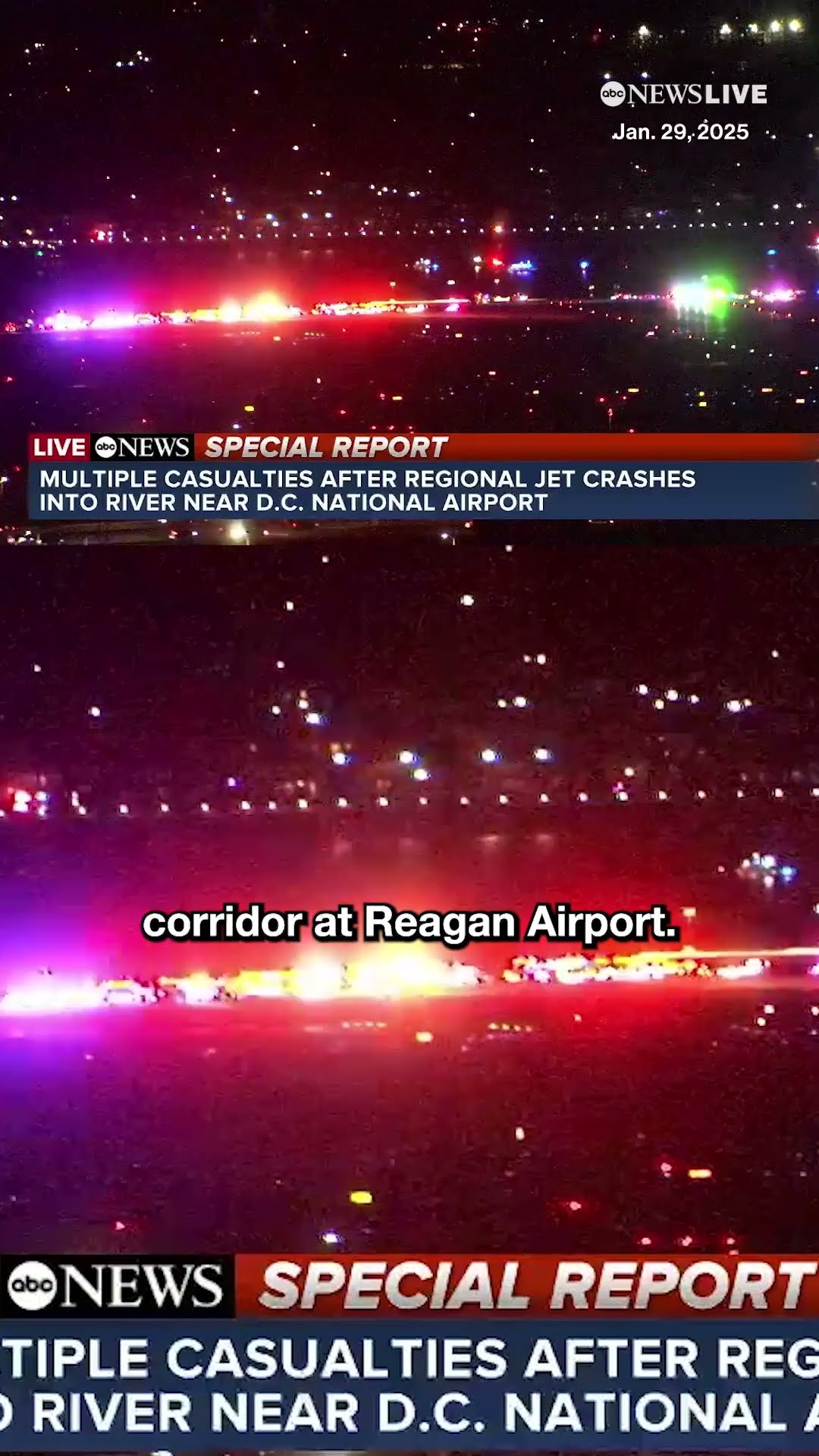 Millitary helicopter collides with regional jet near Reagan National Airport