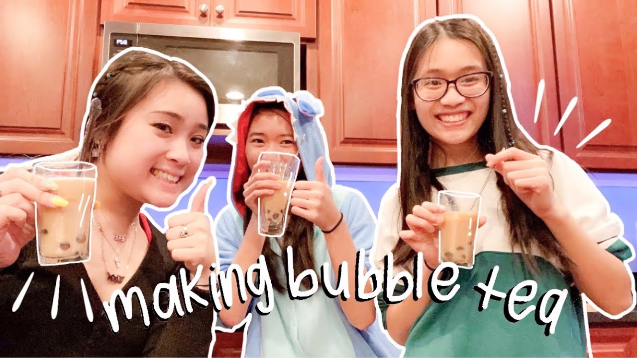 HOMEMADE BUBBLE TEA | vlog - YouTube