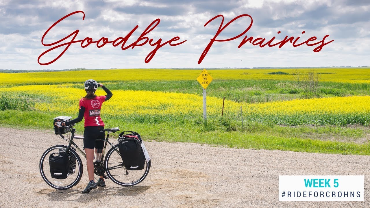 End of the Prairies Week 5 Cycling Across Canada Bike Tour Ride