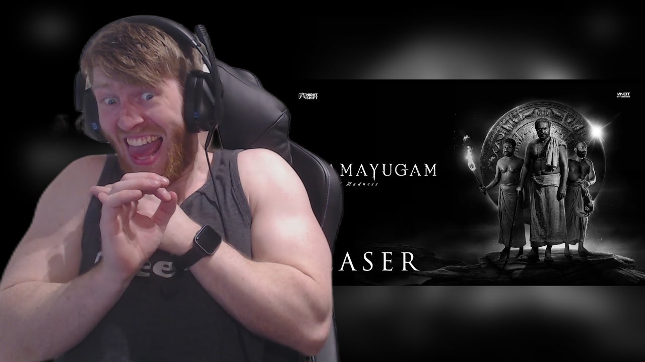 Bramayugam | Teaser • Reaction By Foreigner (Mammootty TIME BABY!!!!!)