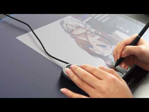 【10倍速】27インチ4K・144Hz液晶ペンタブレット「Kamvas Pro 27」でプロのイラストレーターさんにお絵描きしてもらったムービー